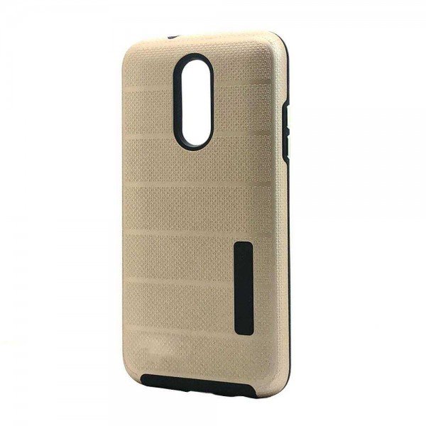 Wholesale LG Aristo 4+ / Escape Plus / Tribute Royal Strong Ultra Armor Hybrid Case (Gold)